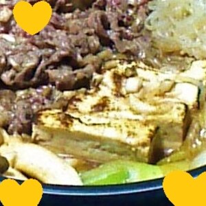 東のまるごと鍋ꕤ黄金比率のすき焼き✧˖°